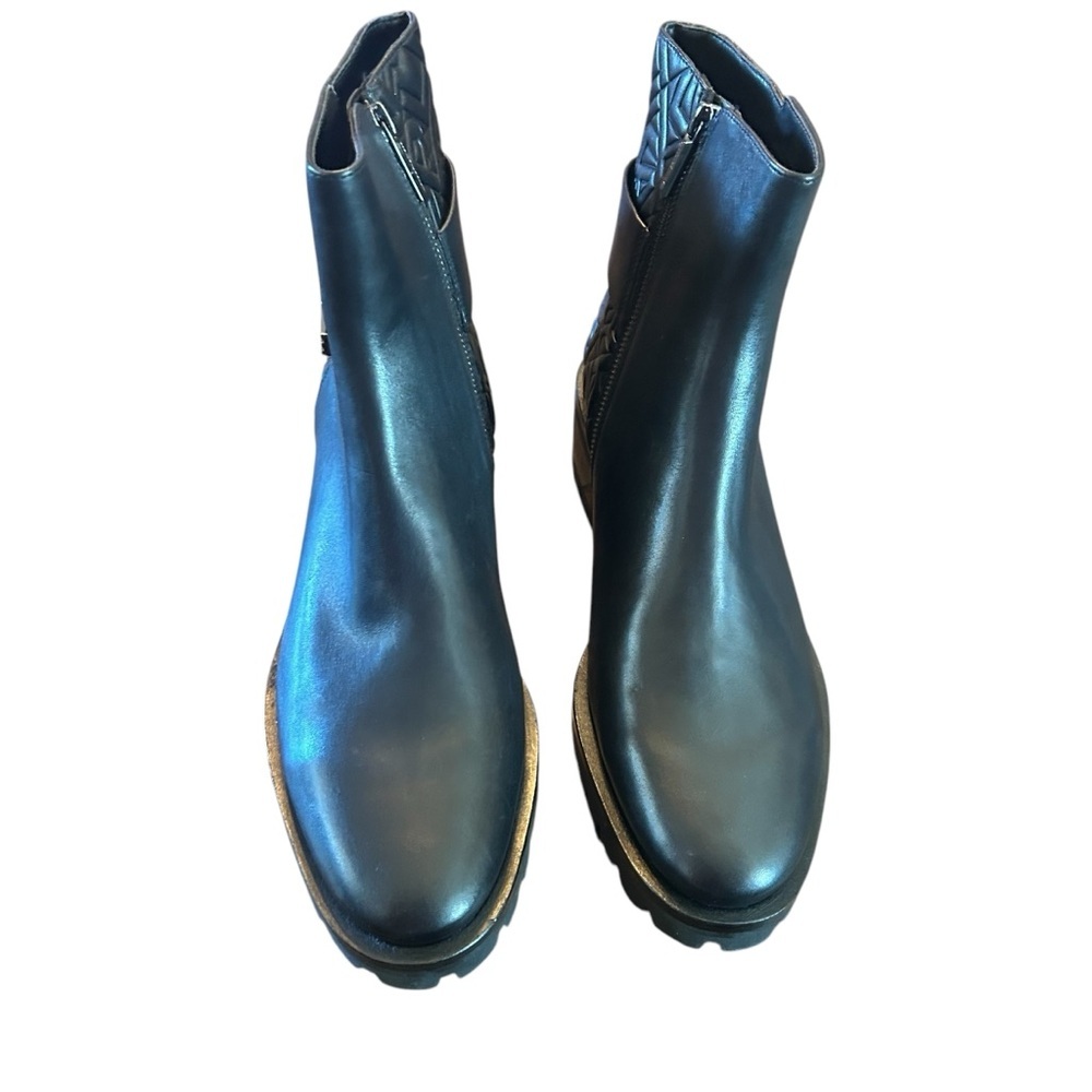 Karl Lagerfeld Vara Buckled Booties NEW Size 5.5 - Picture 2 of 10